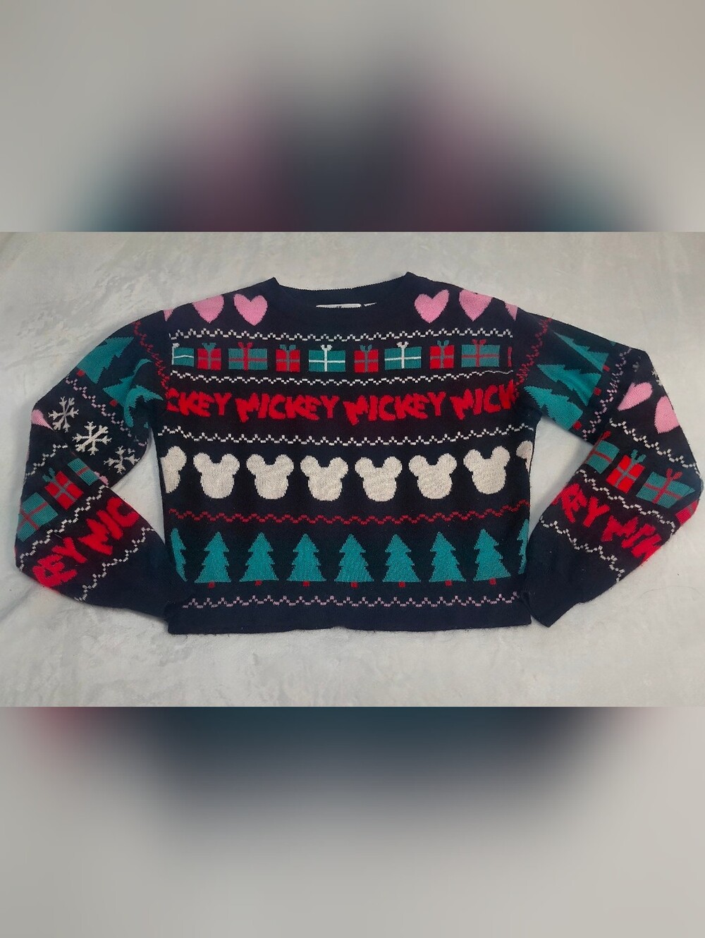 H&M x Disney Mickey Mouse Christmas Sweater Size 16/18